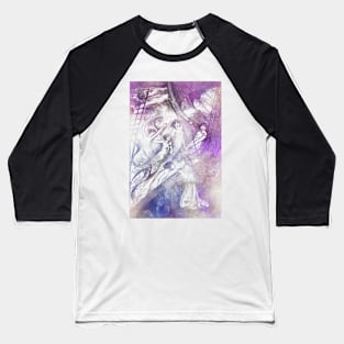 Siren Boat In Amethyst Baseball T-Shirt